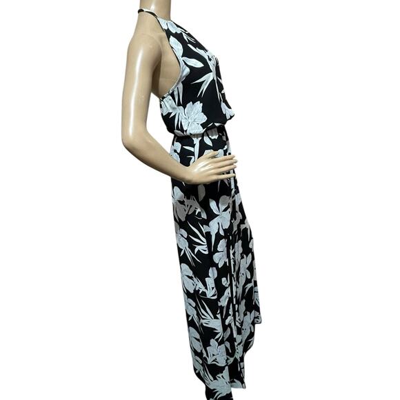 Show Me Your Mumu Heather Halter Maxi Dress in Lily Collins Tropical Print XS - Picture 4 of 7